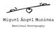 Logo de Miguel Ángel Muniesa, fotografía emocional con columpio y corazón central.