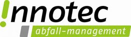 Logo von Innotec Abfall-Management mit grauem und grünem Text auf weißem Hintergrund.