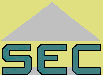 Logo mit grauem Dreieck und den Buchstaben "SEC" in grüner Farbe auf gelbem Hintergrund.