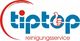 Logo von "TipTop Reinigungsservice" mit Daumen-hoch-Symbol.
