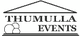Logo von "Thumulla Events" mit geometrischen Formen und einem stilisierten Dach.