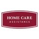 Red sign with the text "Home Care Assistance" in white.