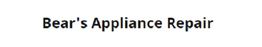 Bear's Appliance Repair text in black on a white background.