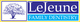 LeJeune Family Dentistry logo with tree graphic on a blue background.