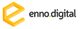 Gelbes hexagonales "e"-Logo neben dem Schriftzug "enno.digital".