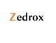 Zwarte tekst "Zedrox" op witte achtergrond met een oranje 'Z'.