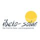 Logo von ibeko-solar GmbH mit gelber Sonne und Text "Der Profi für Solar- und Energietechnik".