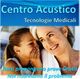 Donna anziana sorride con bambina accanto a testo: "Centro Acustico Tecnologie Medicali".