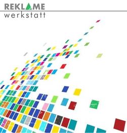 Bunte Quadrate auf weißem Hintergrund mit dem Text "Reklame Werkstatt" oben links.