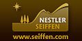 Logo von Nestler Seiffen mit Bäumen und Stern, Text: www.seiffen.com.