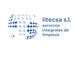 Logotipo de Litecsa S.L. con el texto "servicios integrales de limpieza" en azul.