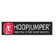 Logo of HoopJumper, with slogan "Great Real Estate Agent Websites" on a black background.
