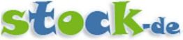 Textlogo "stock-de" in blauer und grüner Schrift auf weißem Hintergrund.