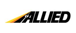 Logo of "ALLIED" with stylized road and orange-yellow lines.