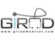 Logo mit Schriftzug "GIROD Medical". O förmig als Stethoskop. Website: www.girodmedical.com