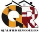 QR logo with house roof design and Maryland flag colors; text: Qualified Remodelers.