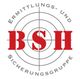 Logo der Ermittlungs- und Sicherungsgruppe BSH mit Zielscheibenmotiv im Hintergrund.