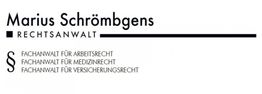 Marius Schrömbgens: Fachanwalt für Arbeits-, Medizin- und Versicherungsrecht.