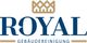 Logo von Royal Gebäudereinigung mit goldener Krone über dem Schriftzug.