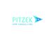 Logo von Pitzek GMP Consulting mit einem blauen Papierflieger-Symbol rechts.