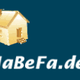 Grafik mit kleinem Haus und dem Text "HaBeFa.de" auf blauem Hintergrund.