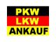 Text in Schwarz-Rot-Gold: "PKW LKW ANKAUF".