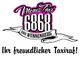 Monis Taxi-Logo mit Nummer 6868 in Bad Wünnenberg und Slogan „Ihr freundlicher Taxiruf!“.