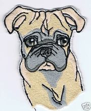 Mops Aufnäher
