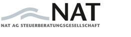 Logo der NAT AG Steuerberatungsgesellschaft mit zwei geschwungenen Linien.