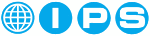 Drei blaue Kreise mit weißen Buchstaben: ein Globus, "I", "P", "S" auf hellem Hintergrund.