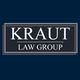 Kraut Law Group logo on a dark blue background.