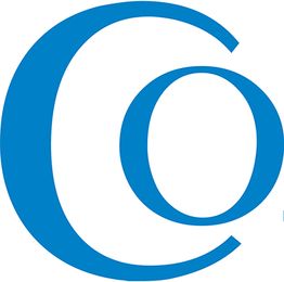 Blaues C aus Groß- und Kleinbuchstabe auf weißem Hintergrund.