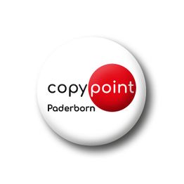 Logo mit Text "copy point Paderborn" in Schwarz und Rot auf weißem Hintergrund.