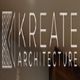 Logo reading "Kreate Architecture" with a geometric design on a brown background.