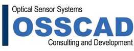 Logo mit Text: "Optical Sensor Systems OSSCAD Consulting and Development".
