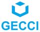 GECCI-Logo in Blau mit einem stilisierten Würfel-Symbol darüber.