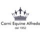 Logo Carni Equine Alfredo con corona e testo "dal 1952".