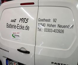 Batterie-Ecke Mitglied in der UGHN Unternehmergemeinschaft Hohen Neuendorf