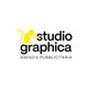 Logo di Studio Graphica con scimmia gialla e testo "Agenzia Pubblicitaria" su sfondo bianco.