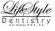 "Logo: Life & Style Dentistry, Ann Hubbs D.D.S., P.A., in elegant script and bold fonts."