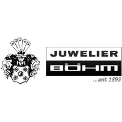 Wappen und Logo von "Juwelier Böhm" mit Gründungsjahr 1893.