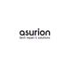 "Logo of Asurion with the text 'tech repair & solutions' below."