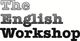 Texto: "The English Workshop" en letras sombreadas.