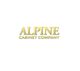 "Alpine Cabinet Company logo with gold text on a white background."