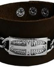 Lederarmband mit Edelstahl