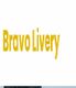 Text "Bravo Livery" in bold yellow font on a white background.