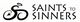 Logo with a stylized bicycle icon and text "Saints to Sinners".