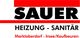Logo von Sauer Heizung-Sanitär, Standorte: Marktoberdorf, Irsee/Kaufbeuren.