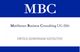 Blau-weißer Banner mit Text: "MBC Matthiesen Business Consulting UG. Erfolg gemeinsam gestalten!"