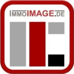 Logo: ImmoIMAGE.de mit rot, grau und schwarz in einem quadratischen Rahmen.